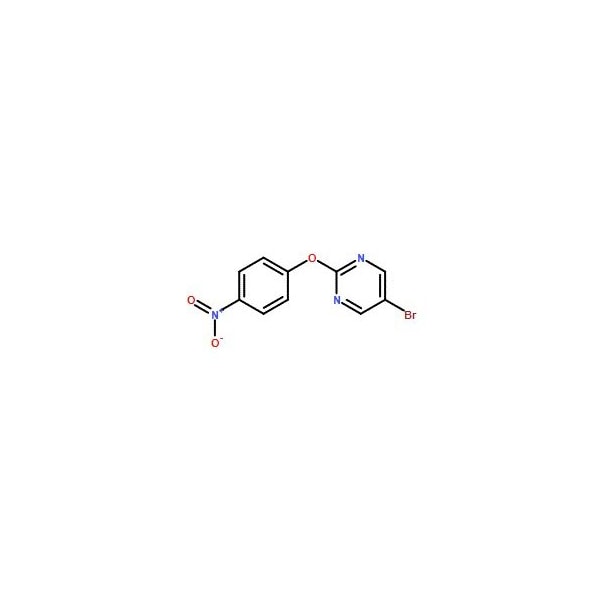Ak Scientific 5-Bromo-2-(4-nitrophenoxy)pyrimidine (5g), CAS 1185158-29-5 X9260-5g - main