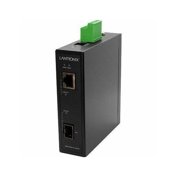 Transition Networks Ind Media Converter, 10/100/1000Base-T to 100/1000Base-X, SFP, Ext Temp SISTG1040-211-LRT-B - main