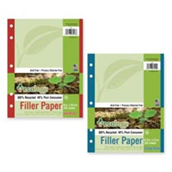 Pacon Filer Paper- College Ruled- 5 Hole Punch- 8-.50in.x11in.- 150 Sh-PK PAC3202 - main