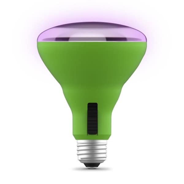 Feit Electric BR30ADJ/GRW/LED/HDRP Indoor Greenhouse Plant Grow LED Light Bulb, 120 V, LED Lamp, 680, Green BR30ADJ/GRW/LED/H - main