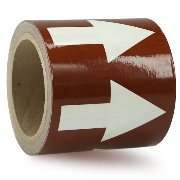 Accuform DIRECTIONAL FLOW ARROW TAPES 4 in x RAW459WTBR - main