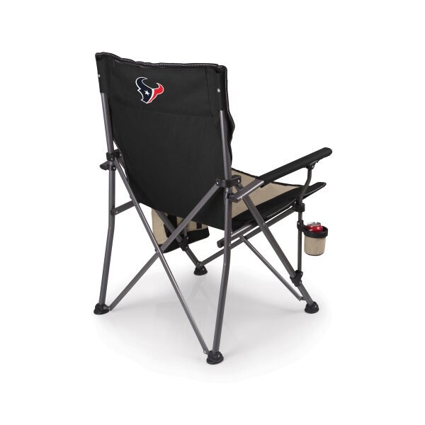 Picnic Time Family Of Brands NFL Houston Texans - Logo - Big Bear XXL Camping Chair with Cooler 808-00-175-134-2 - main