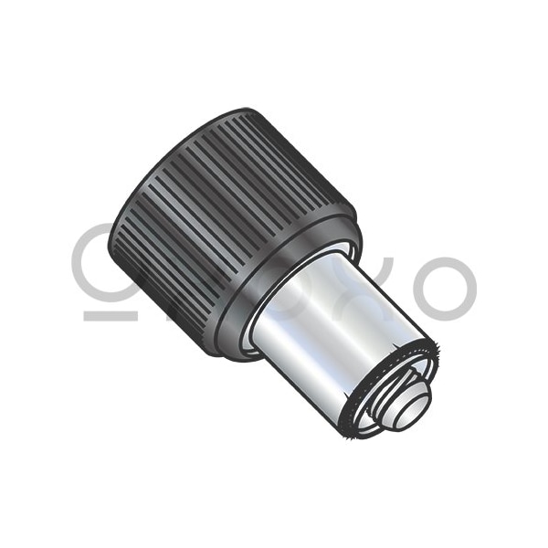 Oxoxo 632X.210X.036 Retractable Captive Panel Fastener Press In Style Black Finish, 20PK 196406 - main