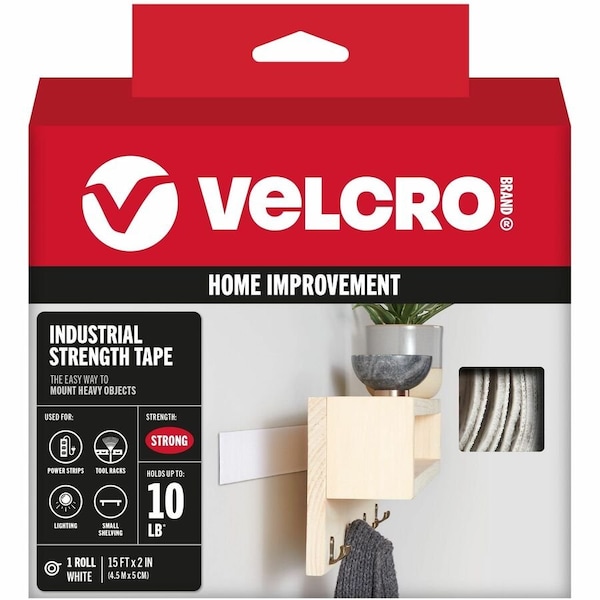 Velcro Brand Fabric Hook and Eye USA Inc VEK90198 Industrial Strength Tape- Hook and Loop- Waterproof- 2in.x15ft.- WE 90198 - main