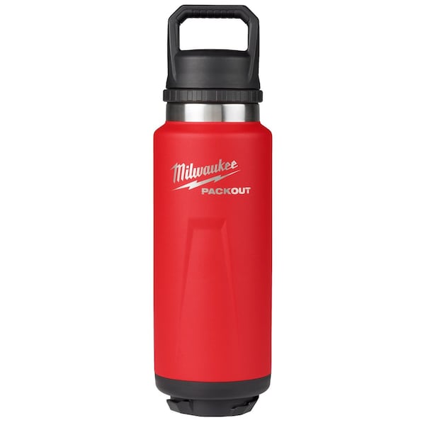 Milwaukee Tool Insulated Bottle, SS, 36 oz CAP, Black 48-22-8397R - main