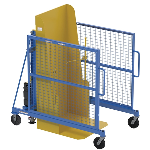 Vestil UNIV DC TRASH CAN DUMPER 400LB 59.82 TCD-U-60-DC - main