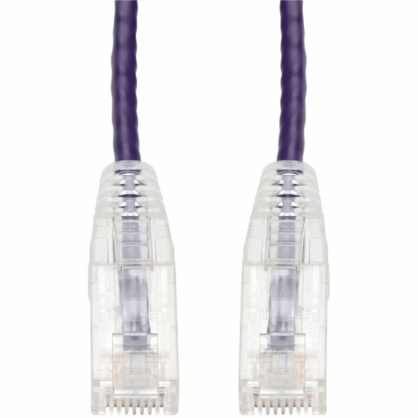 Add-On 7FT RJ-45 MALE TO RJ-45 MALE STRAIGHT PURPLE CAT6 SLIM UTP COPPER PVC ADD-7FSLCAT6-PE - main