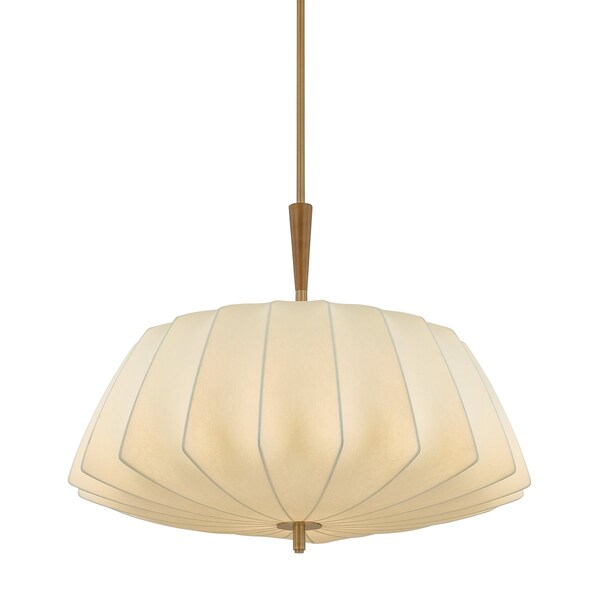 Troy Lighting 1 Light Redwood Pendant Patina Brass F6030-PBR - main
