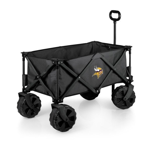 Picnic Time Family Of Brands NFL Minnesota Vikings - Adventure Wagon Elite All-Terrain Portable Utility Wagon 741-85-679-184-2 - main
