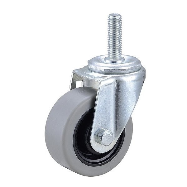 Zoro Select Swivel Stem Caster, TPR, 3 in., 210 lb. 32J890 - main
