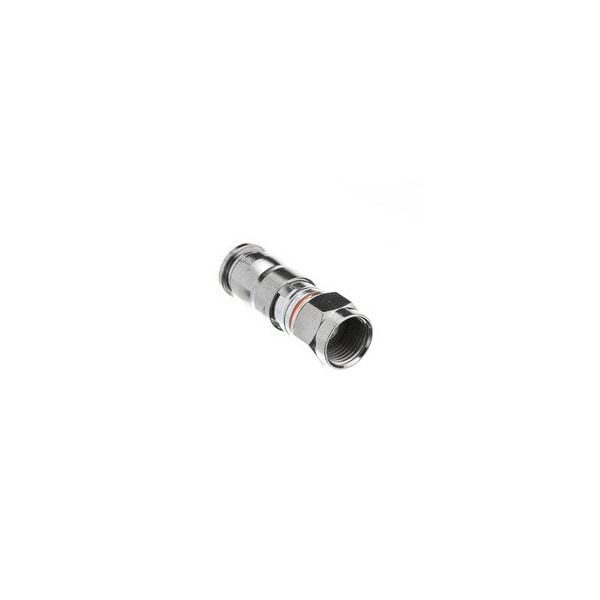 Swe-Tech 3C RG6 Quad Shield F-PIN Compression Connector Orange Band, 25PK FWT31X4-32325 - main