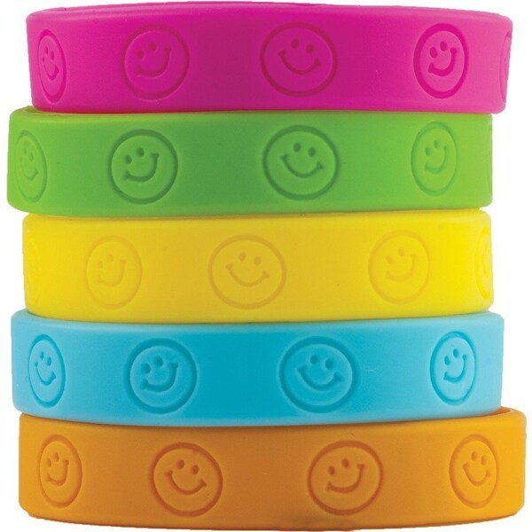 Teacher Created Resources Happy Faces Wristbands, PK60 TCR6550 - main