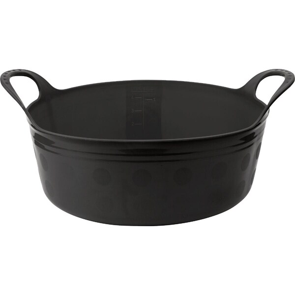 Tuff Stuff Products 5 Qt. Black Plastic Flex Tub F5Q-BK - main