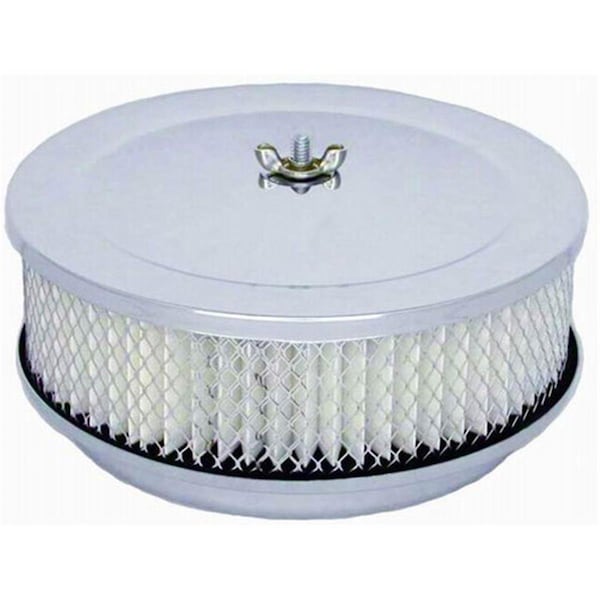 Racing Power R2292 6.37 x 2.5 in. Chrome Muscle Car Style Air Cleaner Set RPC-R2292 - main