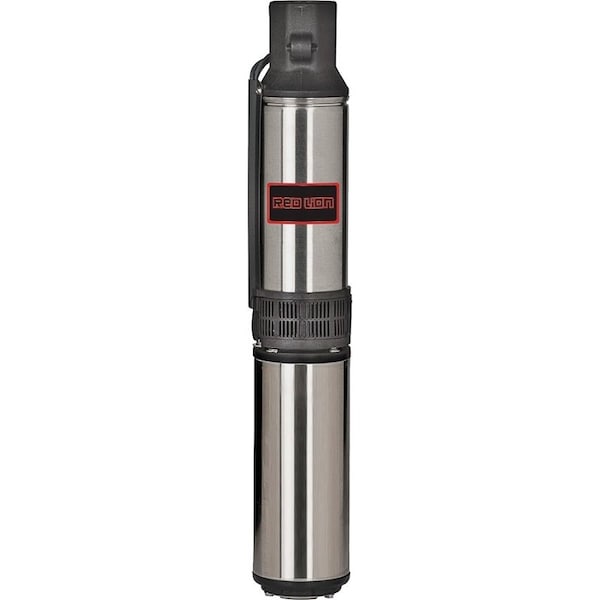 Franklin Intl Red Lion 14942402 Well Pump, 6 A, 230 V, 0.5 hp, 1-1/4in Connection, 231 ft Max Head, 12 gpm, SS RL12G05-2W2V - main