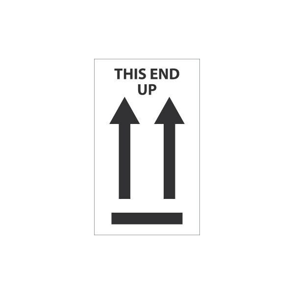 Accuform INTERNATIONAL SHIPPING LABEL THIS END MSL228 - main