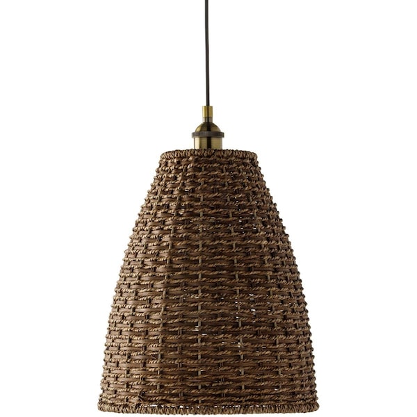 Gallus 14 x 12 x 12 in. Ceiling Light, Dark Brown Natural GLL-001 - main