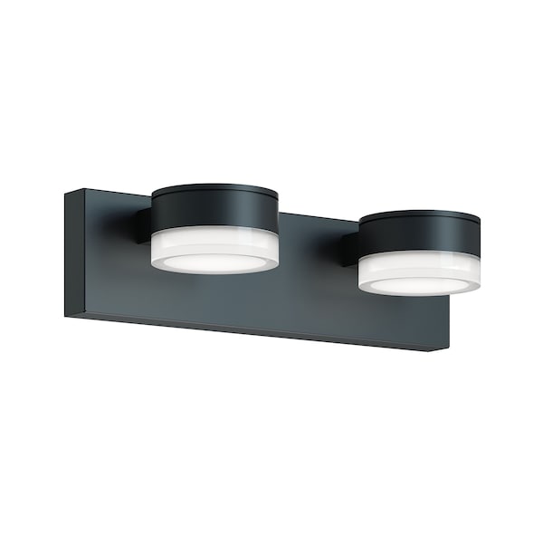 Afx Emma 16in LED Vanity Light, Black EMAV1604LAJUDBK - main