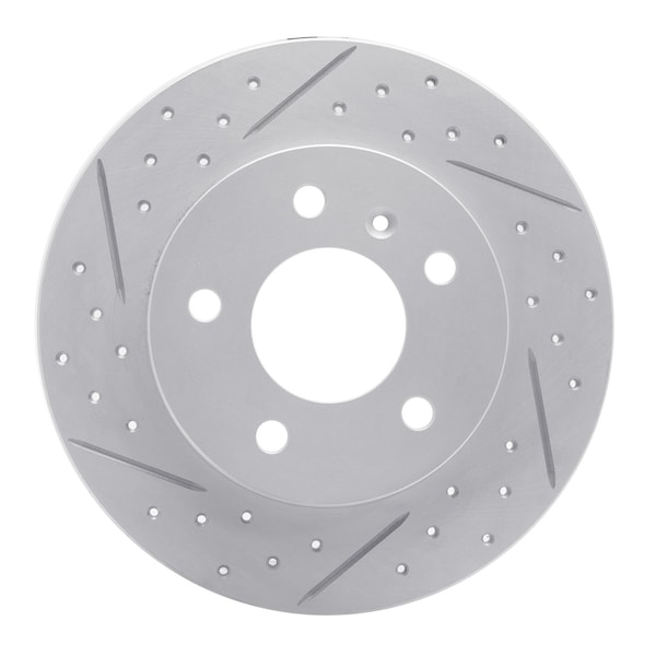 Dynamic Friction Co DFC Geoperformance Rotor - Drilled and Slotted 830-47042R - main