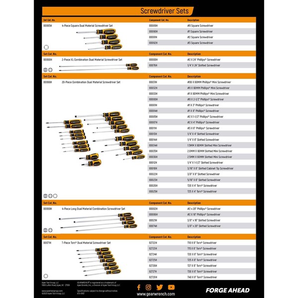 Gearwrench T30 Sizes X 4 in. L Torx Screwdriver 80029H - main