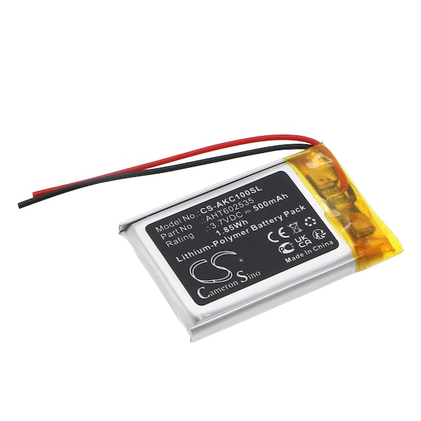 Ilc Anki AHT602535 Replacement 3.7V 0.5AH Lithium-Ion Battery AHT602535 BATTERY - main