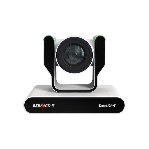 Bzbgear 20X 1080P FHD AUTO TRACKING HDMI 2.0/12G-SDI/USB 2.0/USB 3.0 Dante AV-H Live Strmng PTZ Camera, Wht BG-ADAMO-JRDA20X-W - main