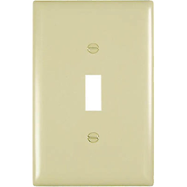 Nextgen TPJ1ICC70 Nylon Wall Plate, 1 Gang, Ivory NE569162 - main