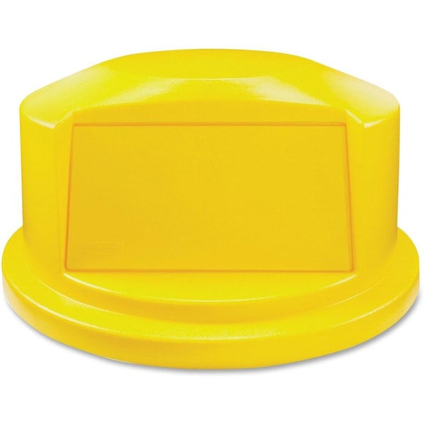 Rubbermaid Commercial BRUTE(R) 44 gal Trash Can Lid, Dome with Push Door Blue, Resin, 1 Openings 24 3/4 in W/Dia 1834840 - main