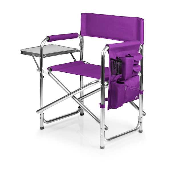 Picnic Time Family Of Brands Sports Chair, Purple 809-00-101-000-0 - main