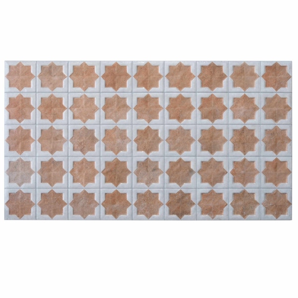 Apollo Tile Citadel 12.2 in. x 22 in. Matte and Glossy Beige Porcelain Large Format Wall Tile, 7PK ALZ88COT1222A - main