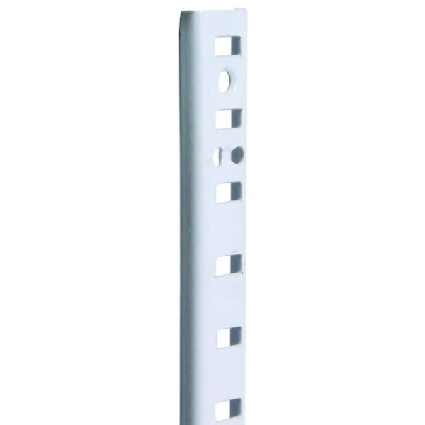 Knape & Vogt 255 PK255 WH 60 Shelf Standard, 500 lb, 23 ga Thick Material, 58 in W, 60 in H, Steel PK255WH60 - main