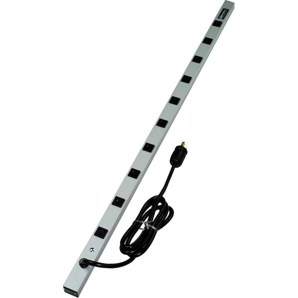 Wiremold Power Strip, 10 Outlet(s) 6 ft. 4810ULBC* - main