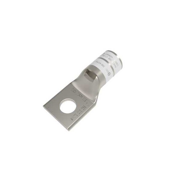 Burndy Compression Terminal, 300 kcmil Cu, 1-Hole, 3/8 in Stud, Standard Barrel YA30L24 - main