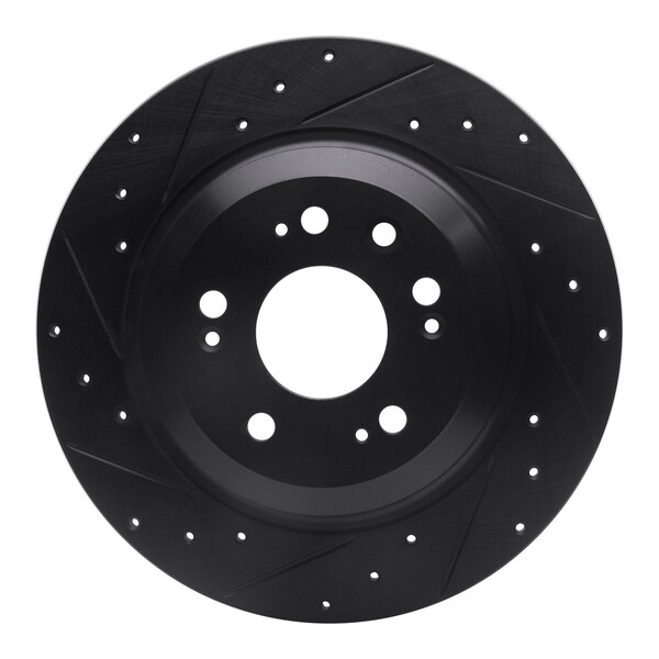 Dynamic Friction Co DFC Brake Rotor - Drilled and Slotted - Black 633-58023L - main