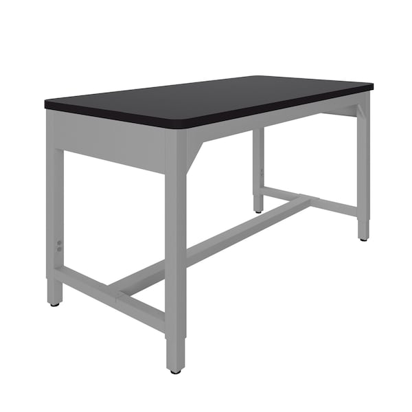 Diversified Spaces Lab Workbench, Top 72"x30" Charcoal/Blk AMS7230LCBS - main