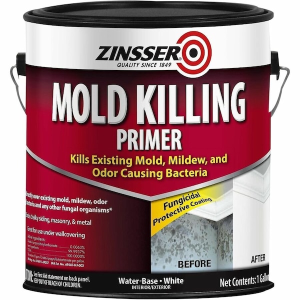 Krud Kutter Zinsser White Water-Based Acrylic Mold Killing Primer 1 gal 276049 - main