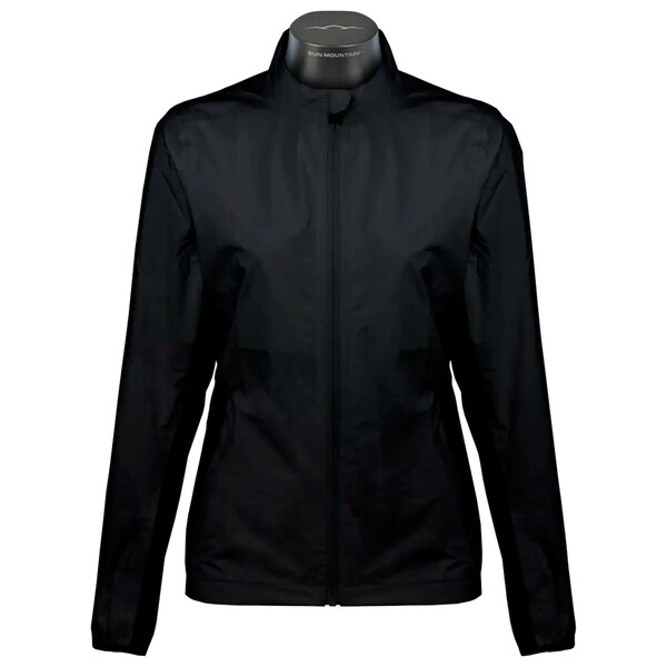 Sun Mountain Monsoon Women's Rain Jacket - Black/M SUNMONWSRNJKTBLK - main