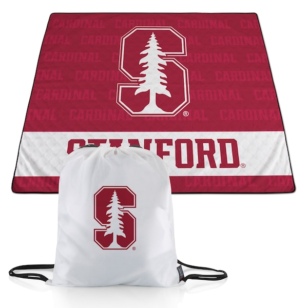 Picnic Time Family Of Brands NCAA Stanford Cardinal Impresa Picnic Blanket - Lightweight Beach Blanket - Machine Washable 819-01-999-536-0 - main