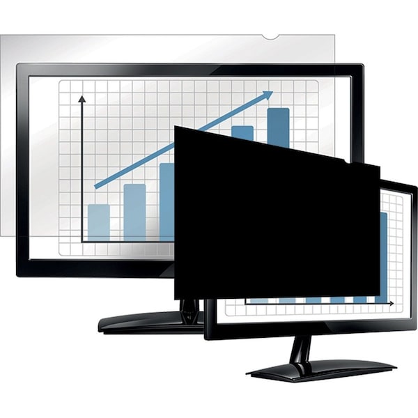 Fellowes Privacy Filter, Blackout, 27" Wide-screen, 16:9, Black 4815001 - main