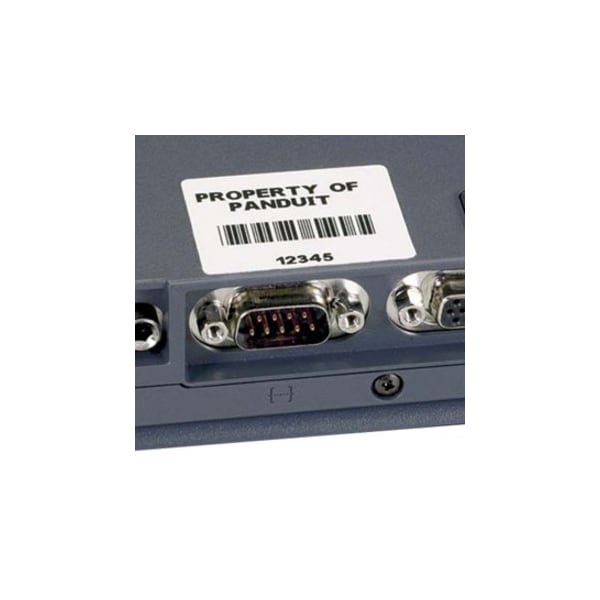 Panduit P1cass, Complbl, Adh, 2.00" x 1.00"h, Wh C200X100YJC - main