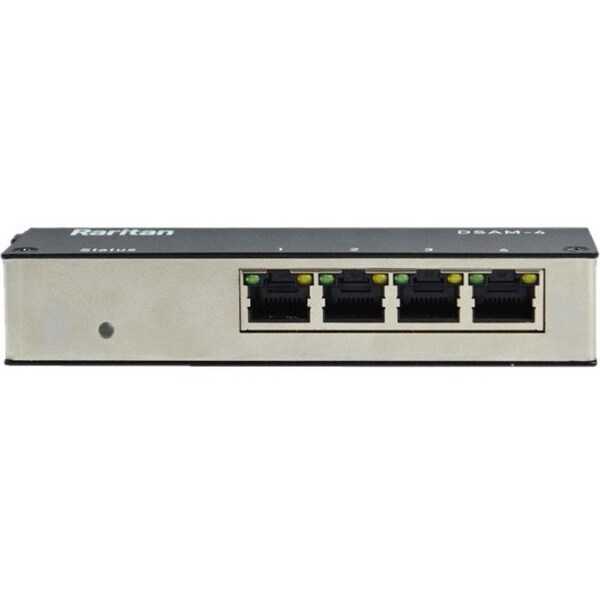 Raritan 4-PORT MODULE WITH TRUE SERIAL ACCESS TO 4 SERIAL DEVICES. ZERO-U DEVICE THAT C DSAM-4 - main