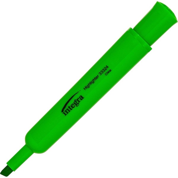 Integra Highlighter, Felt-Tip, Non-Refillable, PK12 ITA33324 - main