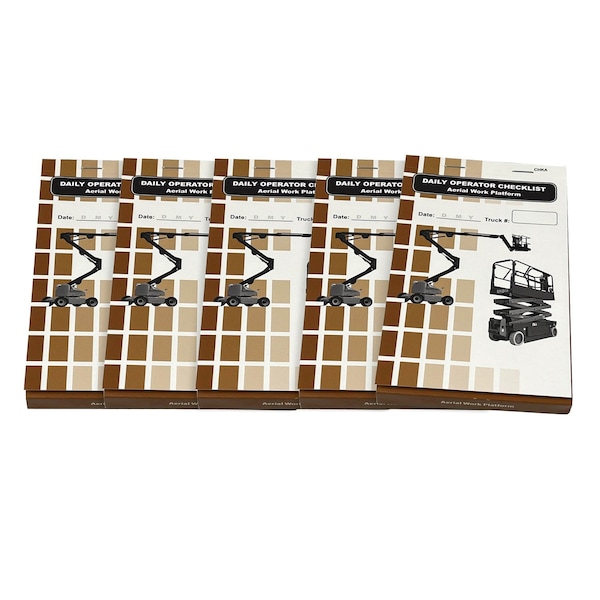Ideal Warehouse Innovations Replacement Checklist Book, 1 3/8" W, PK5 70-1079-CP - main