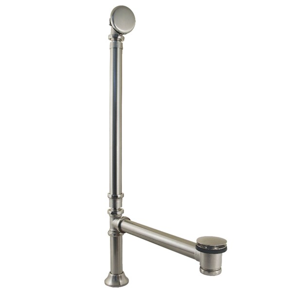 Kingston Brass Double Swivel Toe Touch Waste and Overflow, Brushed Nickel CC2718 - main
