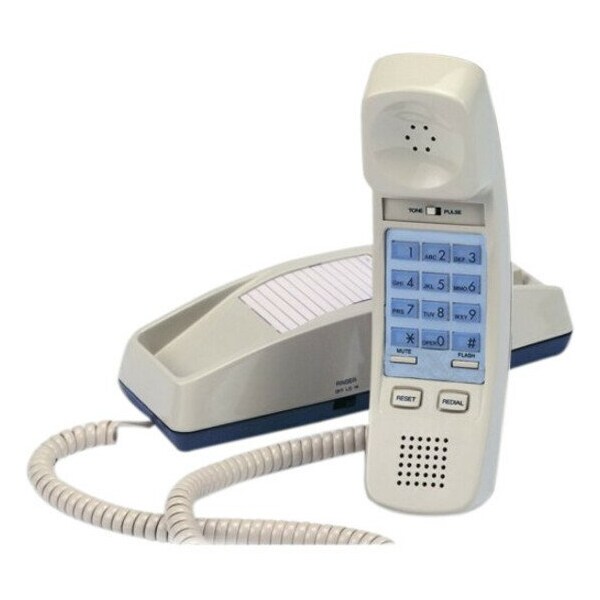 Cortelco Trendline 815000VOE21F Standard Phone - Black - 1 x Phone Line - Hearing Aid Compatible 8150BK - main