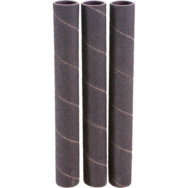 Grizzly 5/8" Dia. x 5-1/2" A/O Hard Sanding Sleeve, 80 Grit, 3PK H6665 - main
