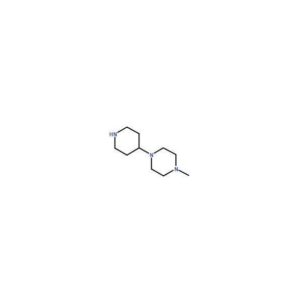 Ak Scientific 1-Methyl-4-(piperidin-4-yl)piperazine (100g), CAS 53617-36-0 X3355-100g - main