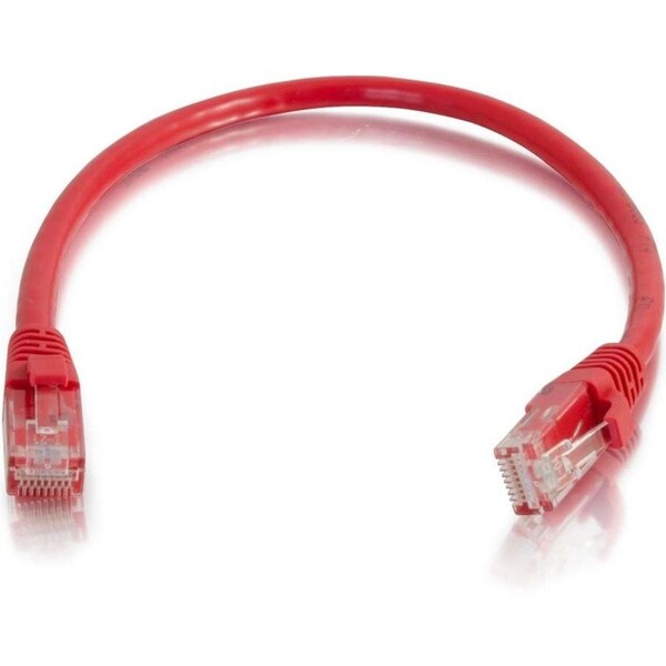 C2G 8FT CAT6 SNAGLESS UTP CABLE-RED 4001 - main