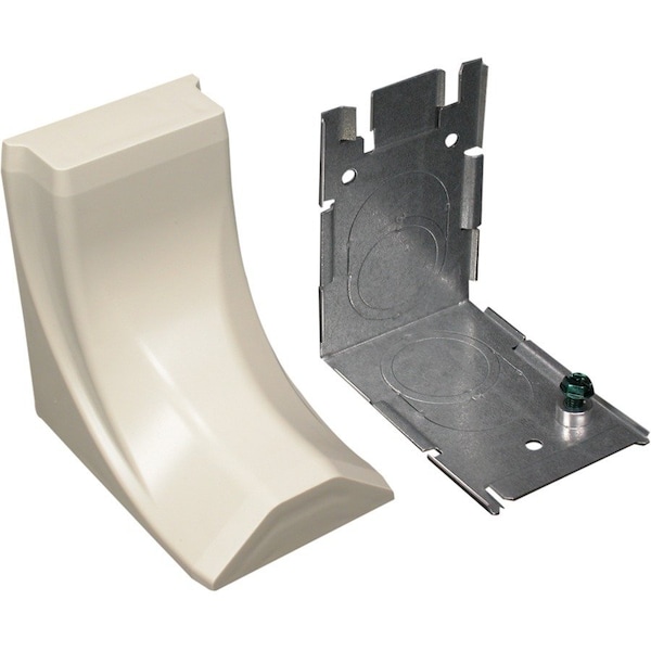 Wiremold Transition Fitting, Ivory, Steel 2686FO - main