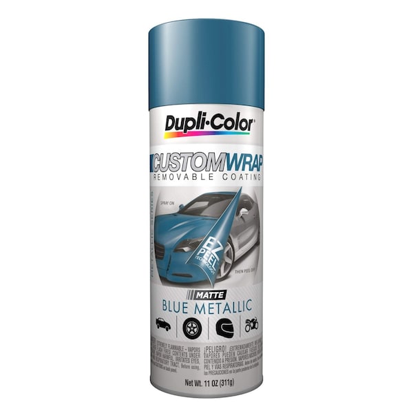 Vht Paint Custom Wrap Removable Coating; Matte Blue Metallic; Aerosol Can; 11 Ounce CWRC832 - main